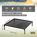FurryFable XXXL Cooling Mesh Pet Bed - Ventilated Relief