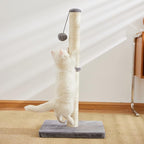 Cat Scratching Post – Durable Sisal Rope Tower with Hanging Ball Toy for Indoor Exercise