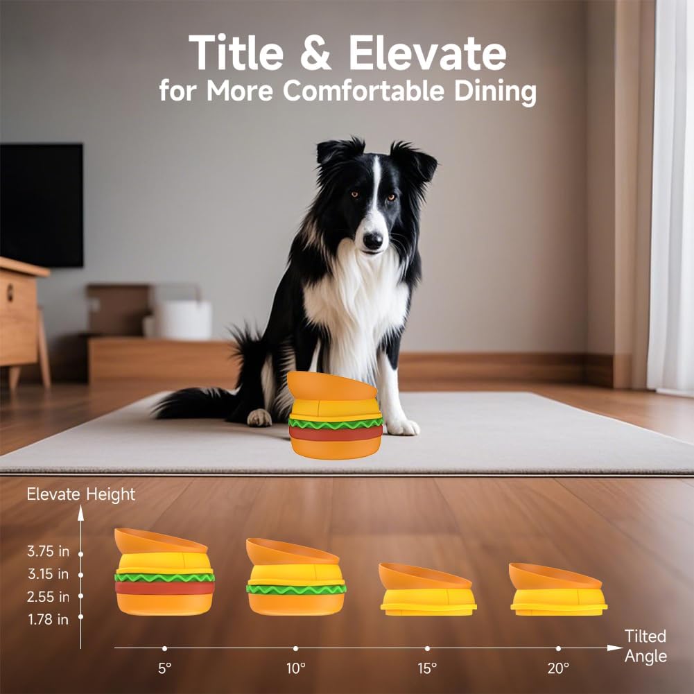 FurryFable Stacked Combo Bowl | Multi-Layer Feeding Set
