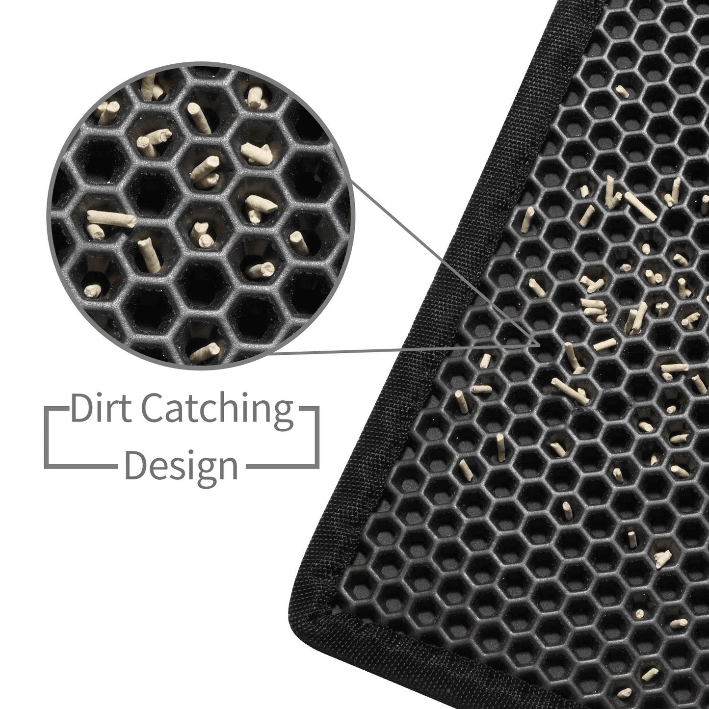 Cat Litter Mat | Honeycomb Double-Layer Waterproof & Non-Slip Pad