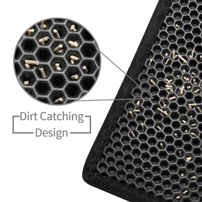 Cat Litter Mat | Honeycomb Double-Layer Waterproof & Non-Slip Pad