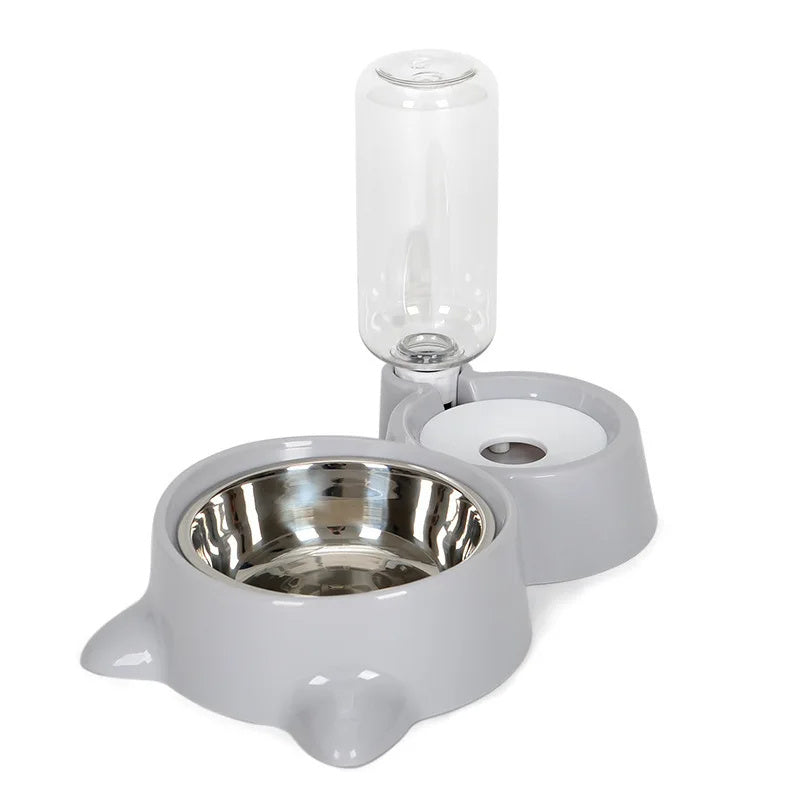 Automatic Pet Water & Food Dispenser – Gravity Feeder for Cats & Dogs