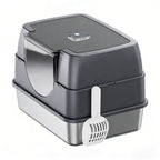 FurryFable Enclosed Cat Litter Box - Odor & Tracking Control