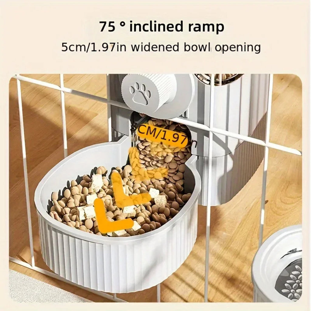 1.2L Automatic Hanging Pet Feeder – Food Dispenser Bowl for Puppies, Cats & Rabbits