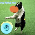 Silicone Flying Disc Toy – Interactive Chew-Resistant Frisbee for Dogs & Cats