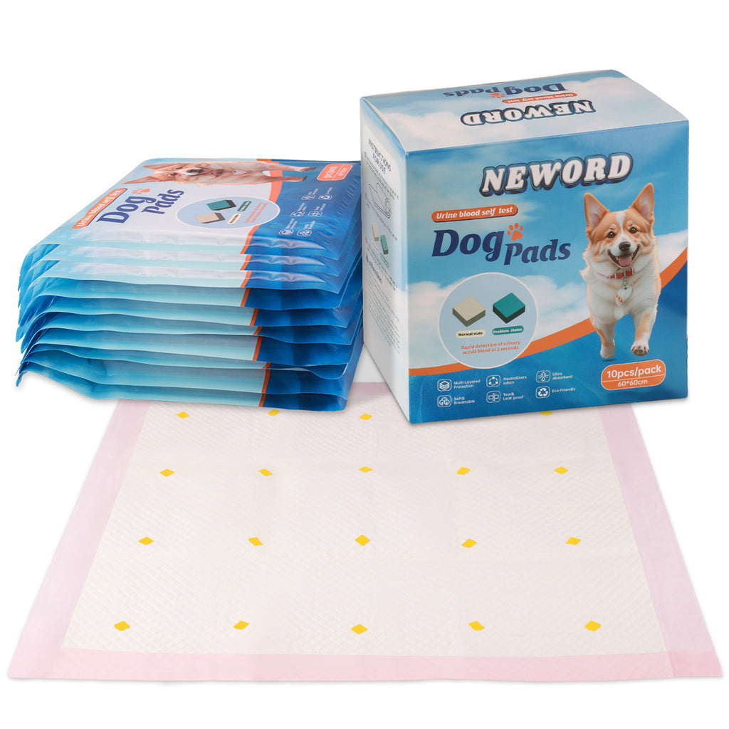 Health Monitoring Dog Pee Pads | Leak-Proof, Color-Changing Urine Pads (10 Pack)