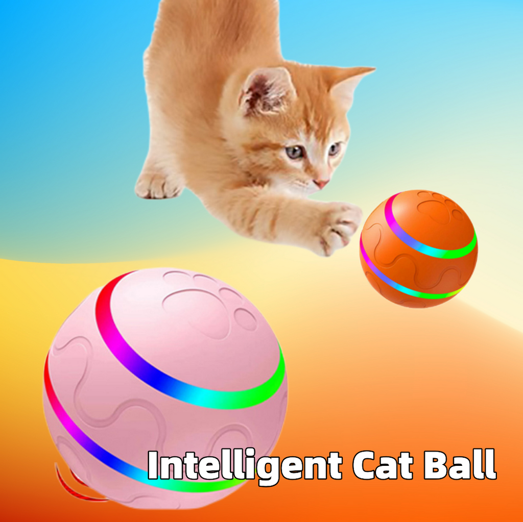 FurryFable Smart Wicked Ball | USB Auto-Rolling Cat Toy