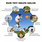 Indestructible Dog Toy – Rope Fetch & Tug Toy for Large Aggressive Chewers