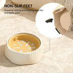 FurryFable Slow Feeder Pet Bowl - Anti-Bloat Digestion
