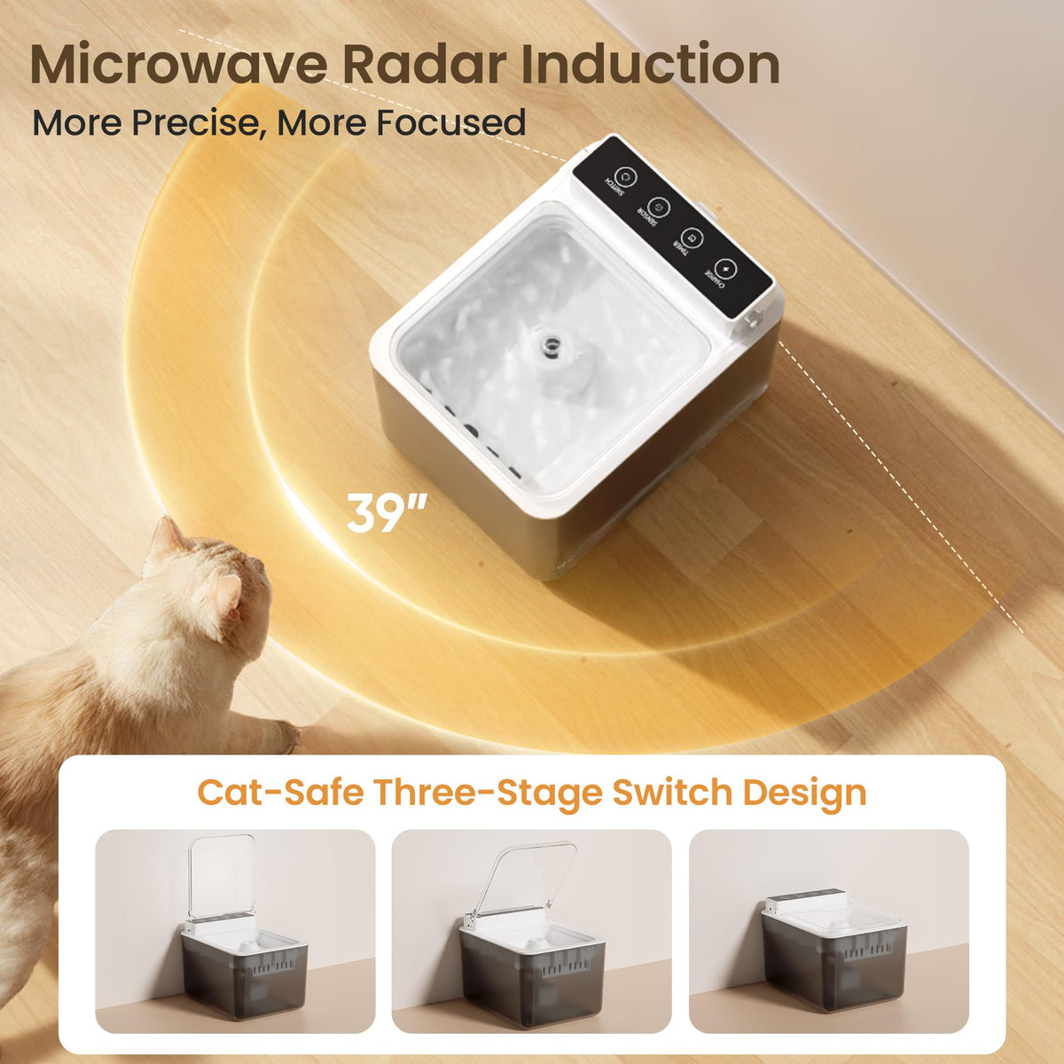 FurryFable Wired Automatic Pet Water Fountain