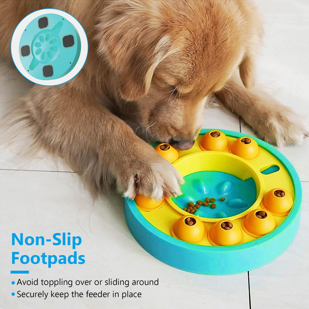 FurryFable Puzzle Slow-Feed Bowl | Anti-Bloat Food Dispenser