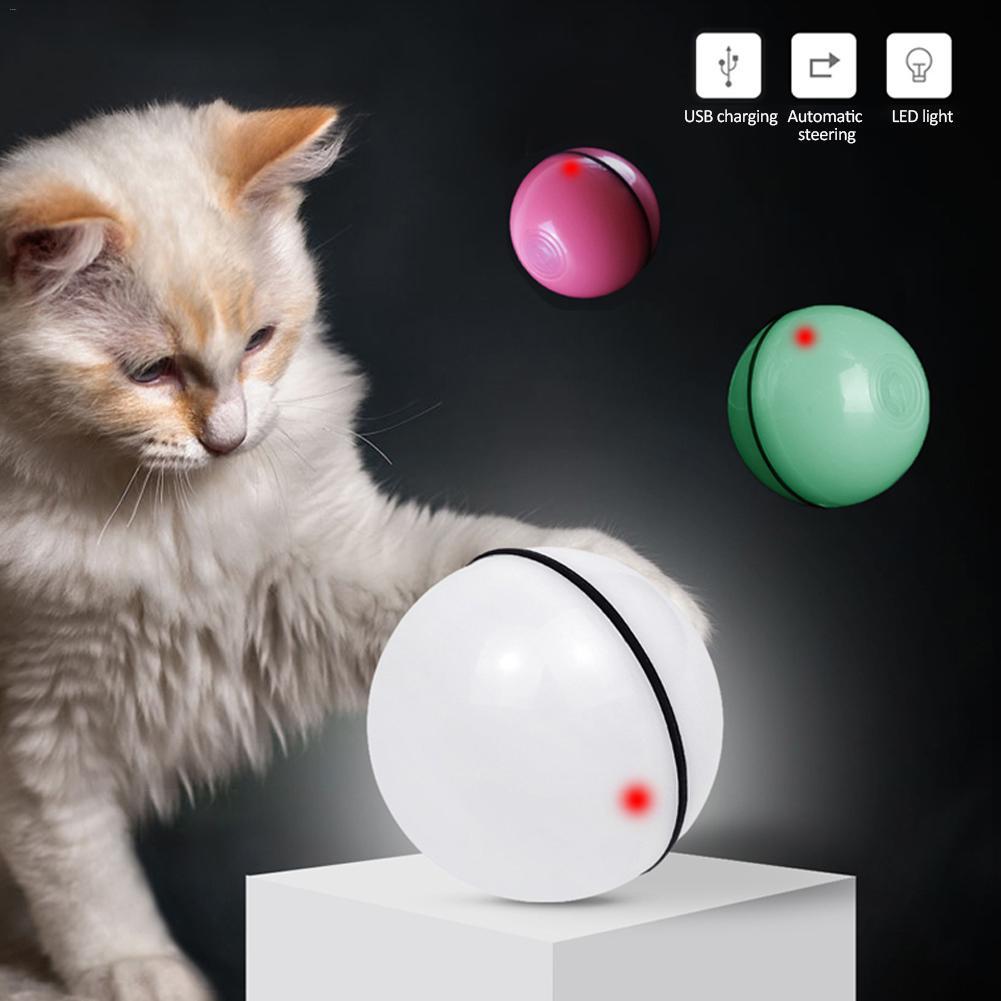 Smart LED Laser Cat Toy Ball | Automatic Electronic Rolling Interactive Pet Toy for Cats