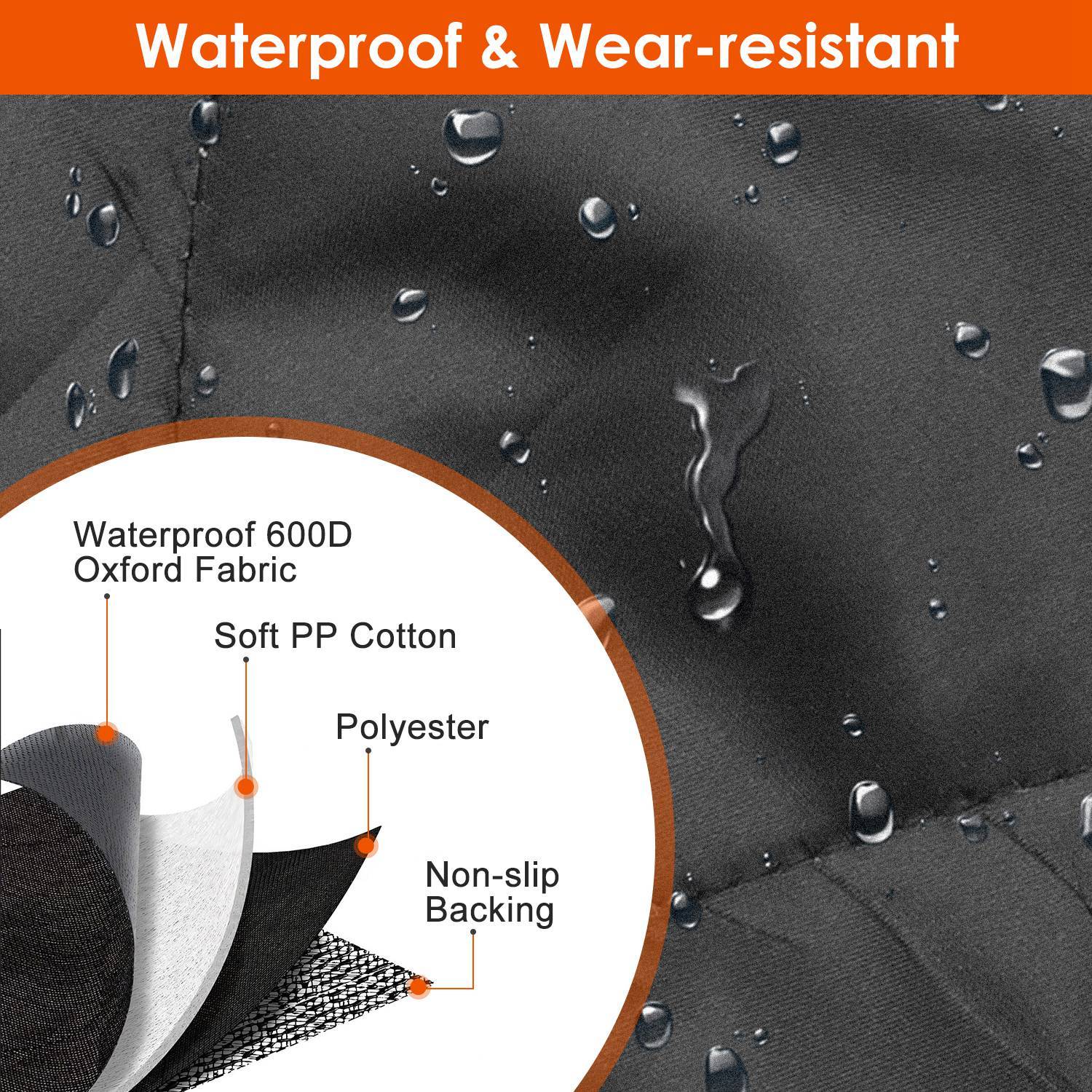 Dog Car Seat Cover | Waterproof & Scratchproof Back Seat Protector