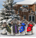 Dog Winter Jacket | Cotton-Padded Coat with Chest Strap