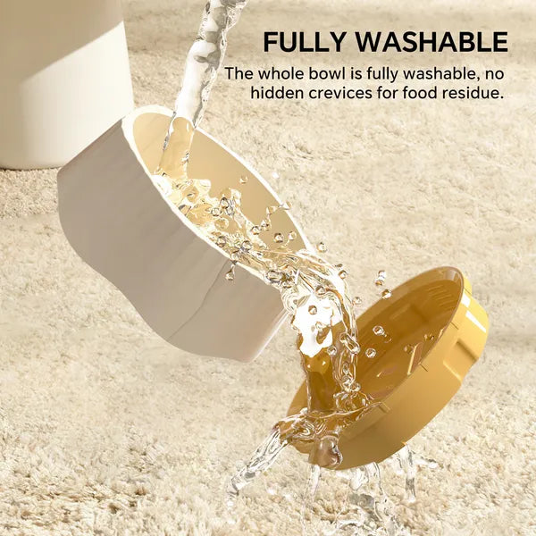 FurryFable Dual-Purpose Slow Feeder Pet Bowl | Fast & Slow Modes